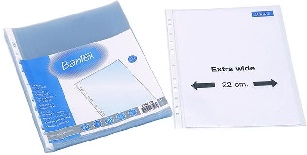 Irattartó fólia Bantex A4/100