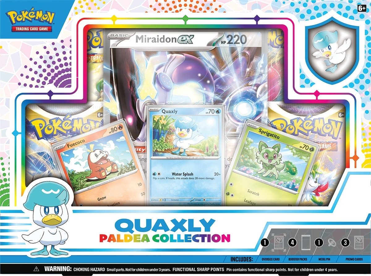 Kártyajáték Pokémon TCG: Paldea Pin Collection - Quaxly