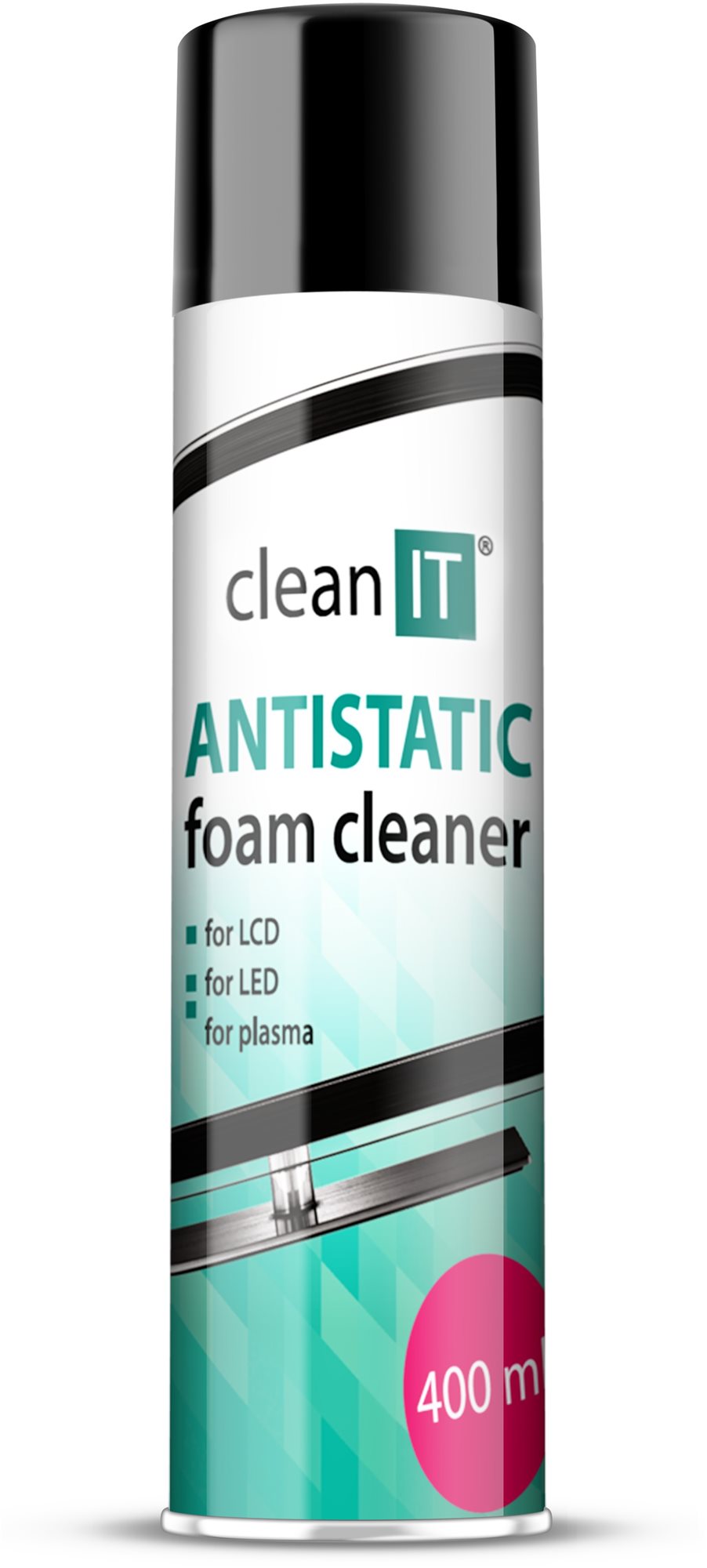 Képernyő tisztító CLEAN IT antisztatikus képernyőtisztító hab 400 ml