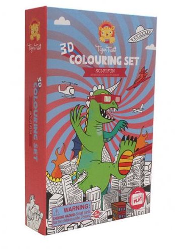 Kifestőkönyv 3D színező készletek /Sci-Fi szórakoztatás