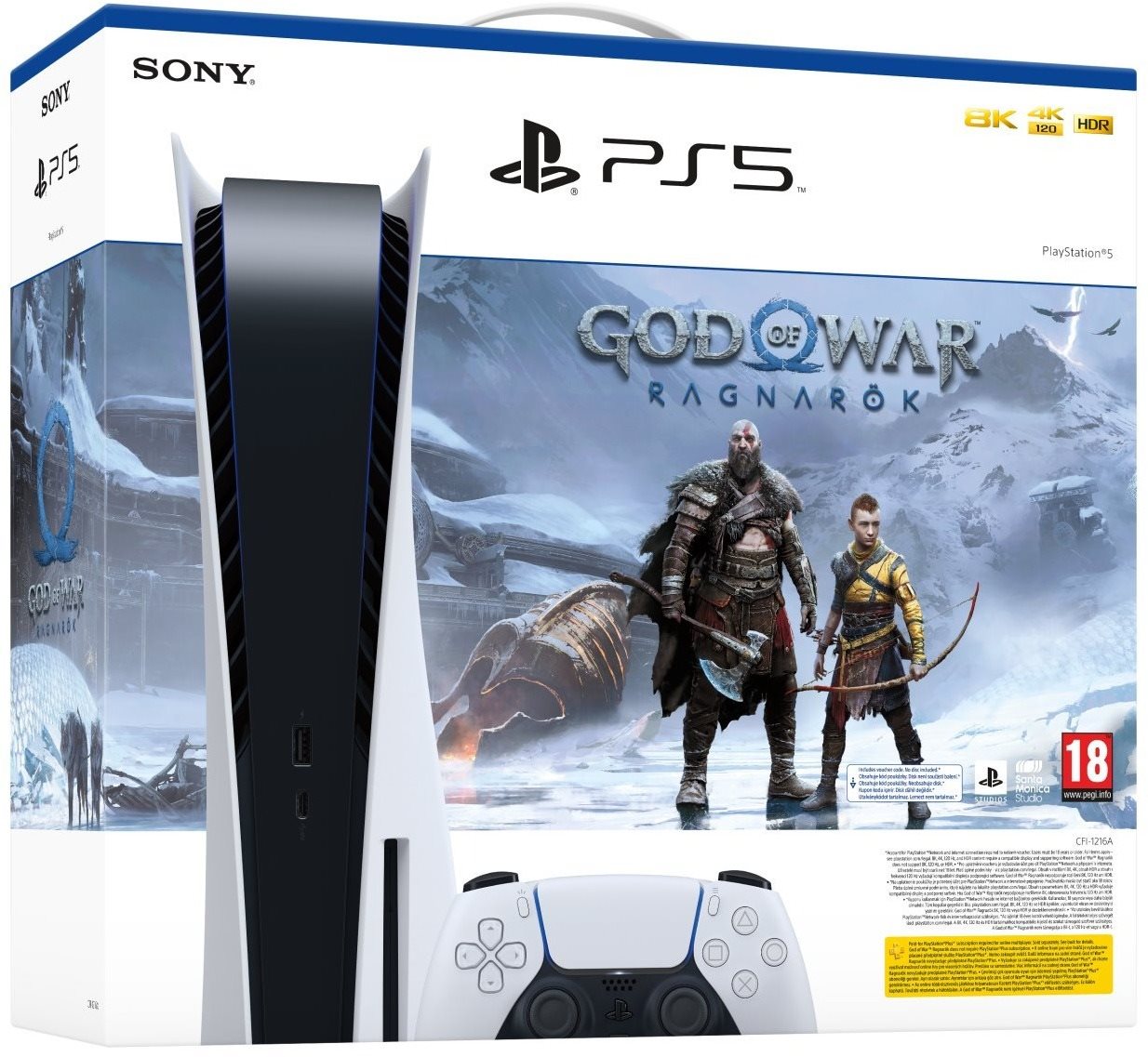 Konzol PlayStation 5 + God Of War Ragnarok