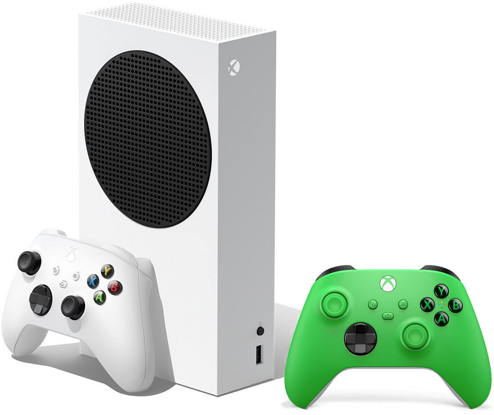 Konzol Xbox Series S + 2x Xbox Wireless Controller