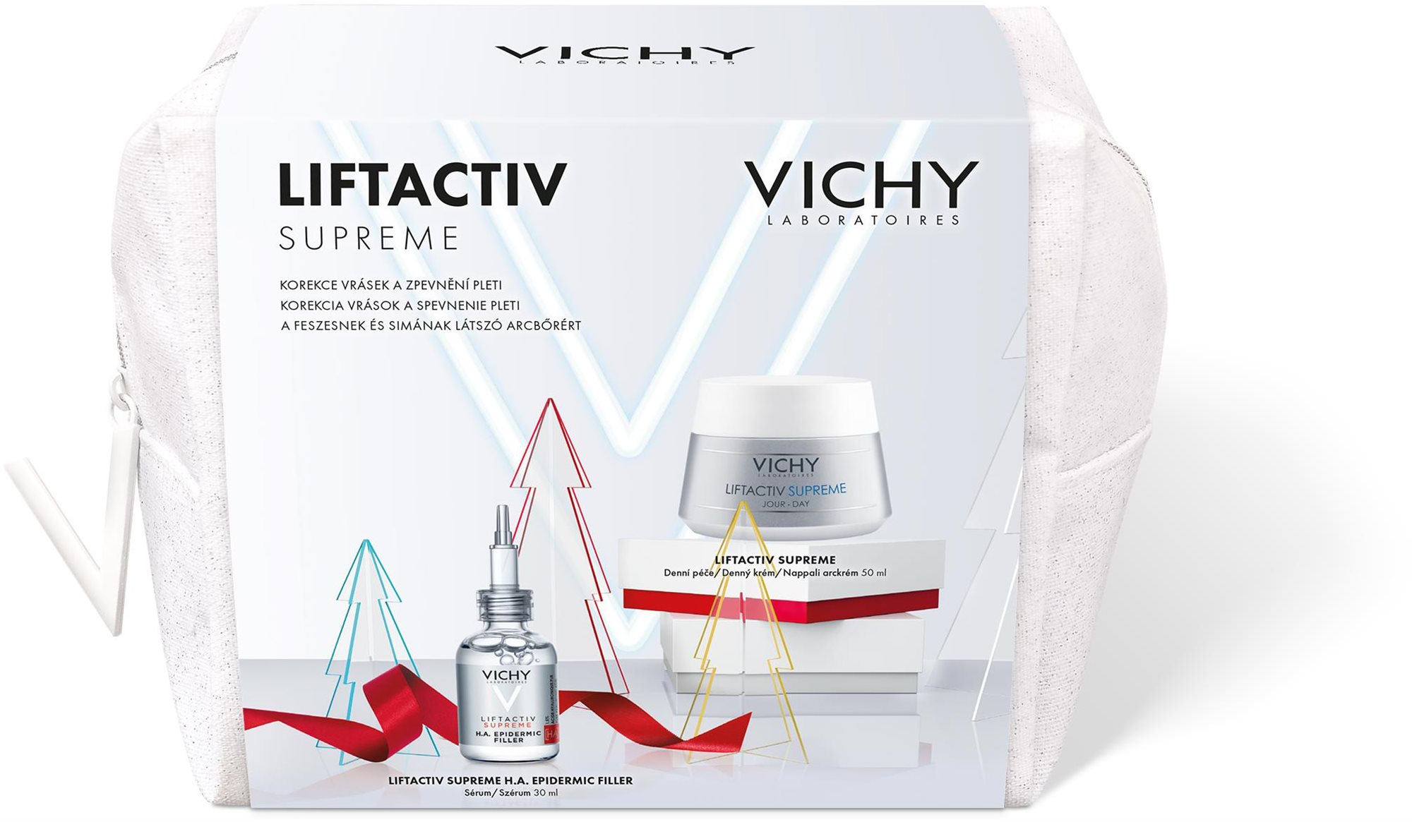Kozmetikai ajándékcsomag VICHY Liftactiv Supreme karácsonyi csomag 2022