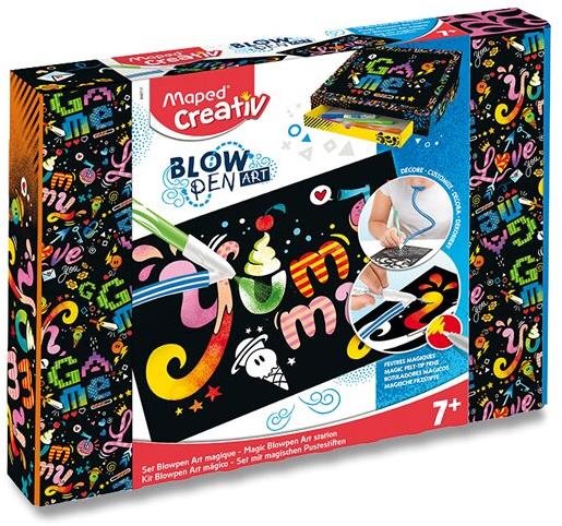 Kreatív szett MAPED Blowpen Art Magic fúvóka készlet