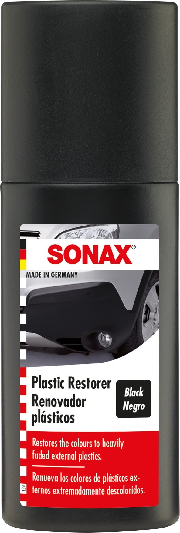 Műanyag felújító SONAX színfrissítő fekete műanyaghoz