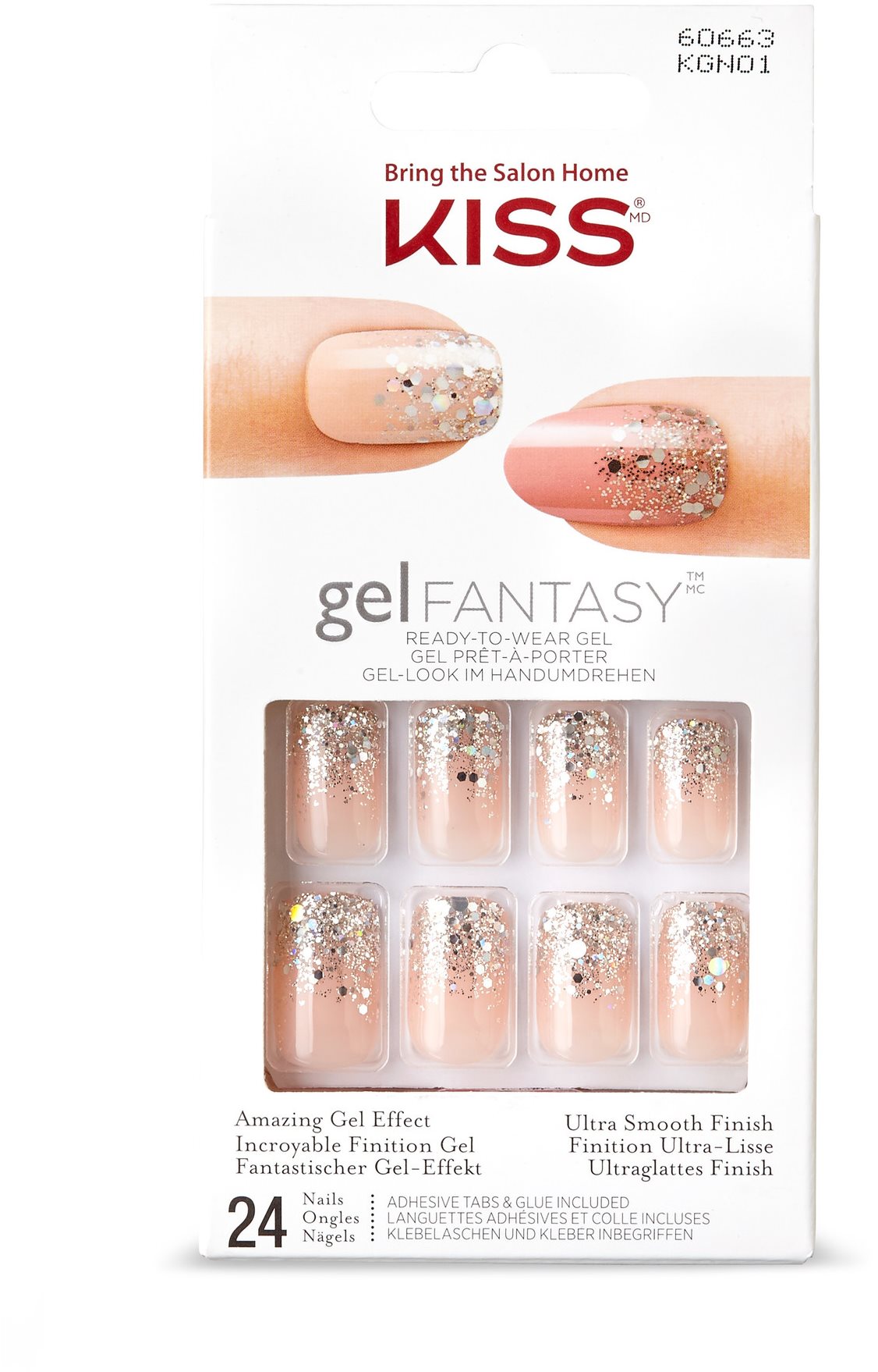 Műköröm KISS Gel Fantasy Nails - Fanciful