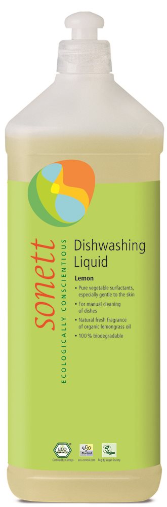 Öko mosogatószer SONETT Dischwahing Liquid Lemon