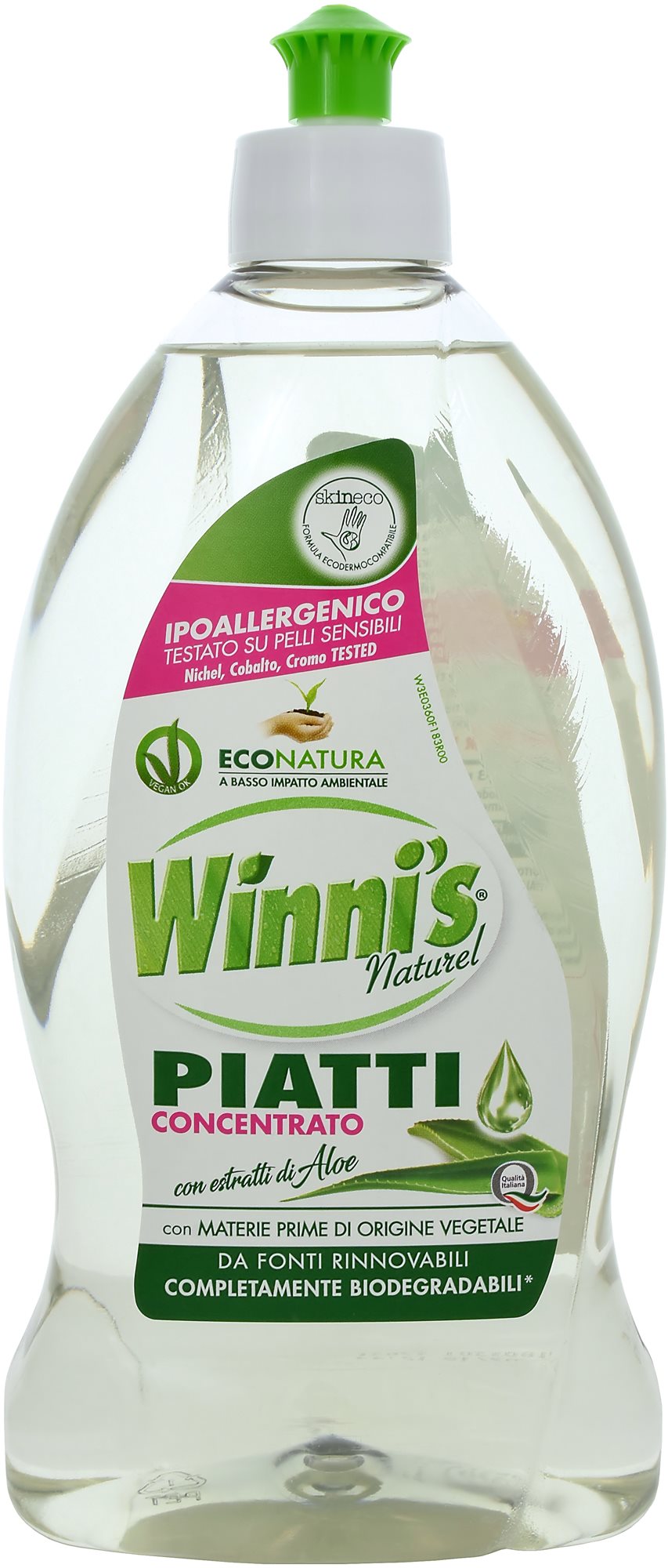 Öko mosogatószer WINNI'S Piatti Aloe 500 ml