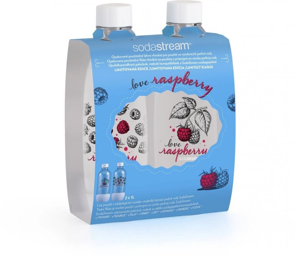 Pótpalack SodaStream Fuse Love Raspberry 2x1 l pótpalack