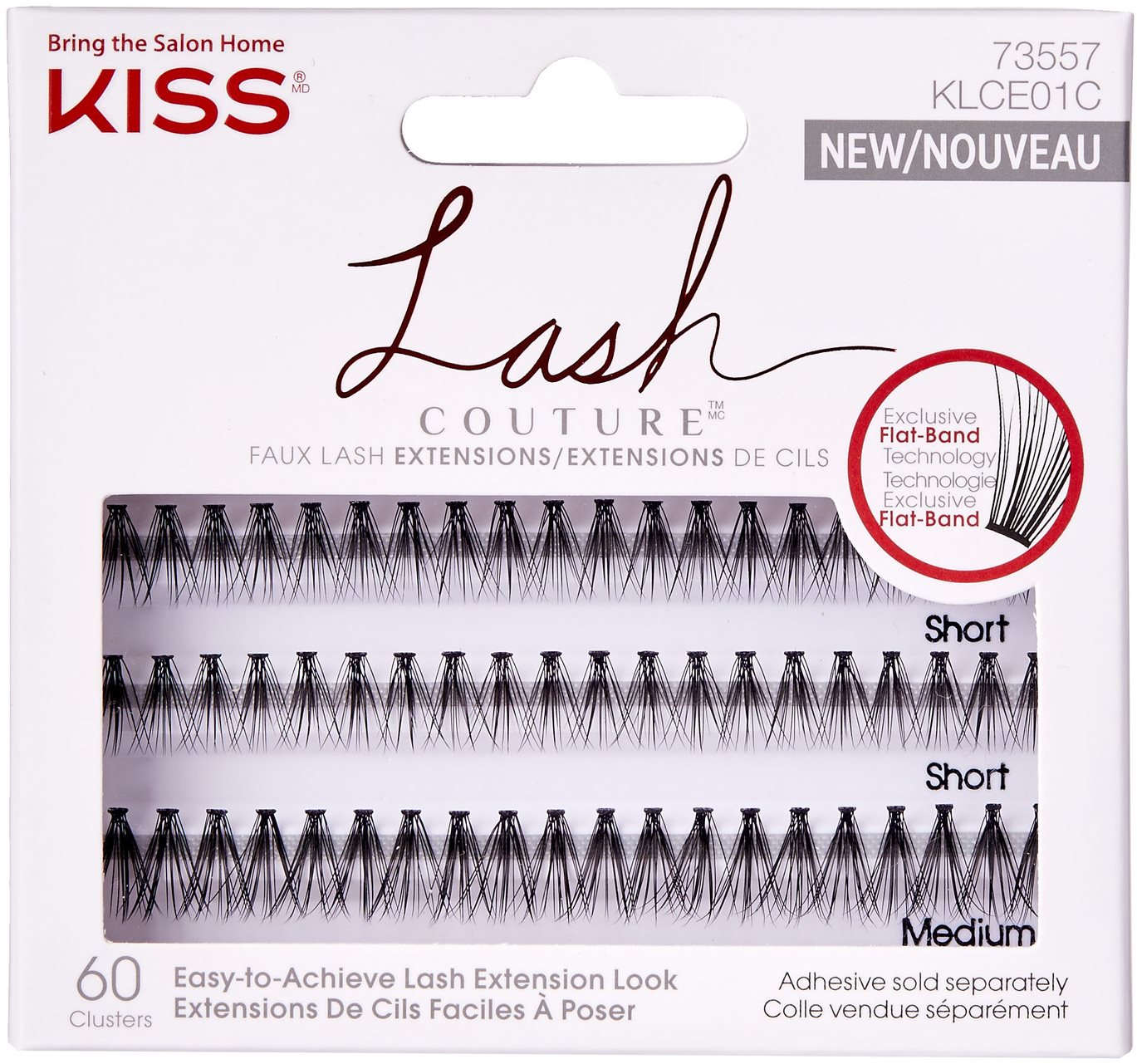 Ragasztható műszempilla KISS Lash Couture Faux Extensions Collection - Venus