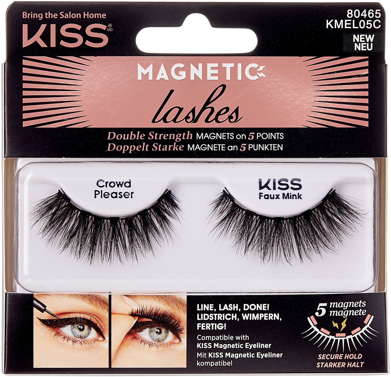 Ragasztható műszempilla KISS Magnetic Eyeliner Lash - 05