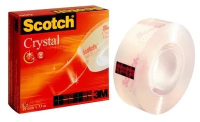 Ragasztó szalag Scotch Crystal Clear 19 mm x 33 m