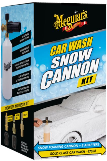 Sada autokosmetiky Meguiar's Car Wash Snow Cannon Kit - Sada napěňovače a autošamponu Meguiar's Gold Class