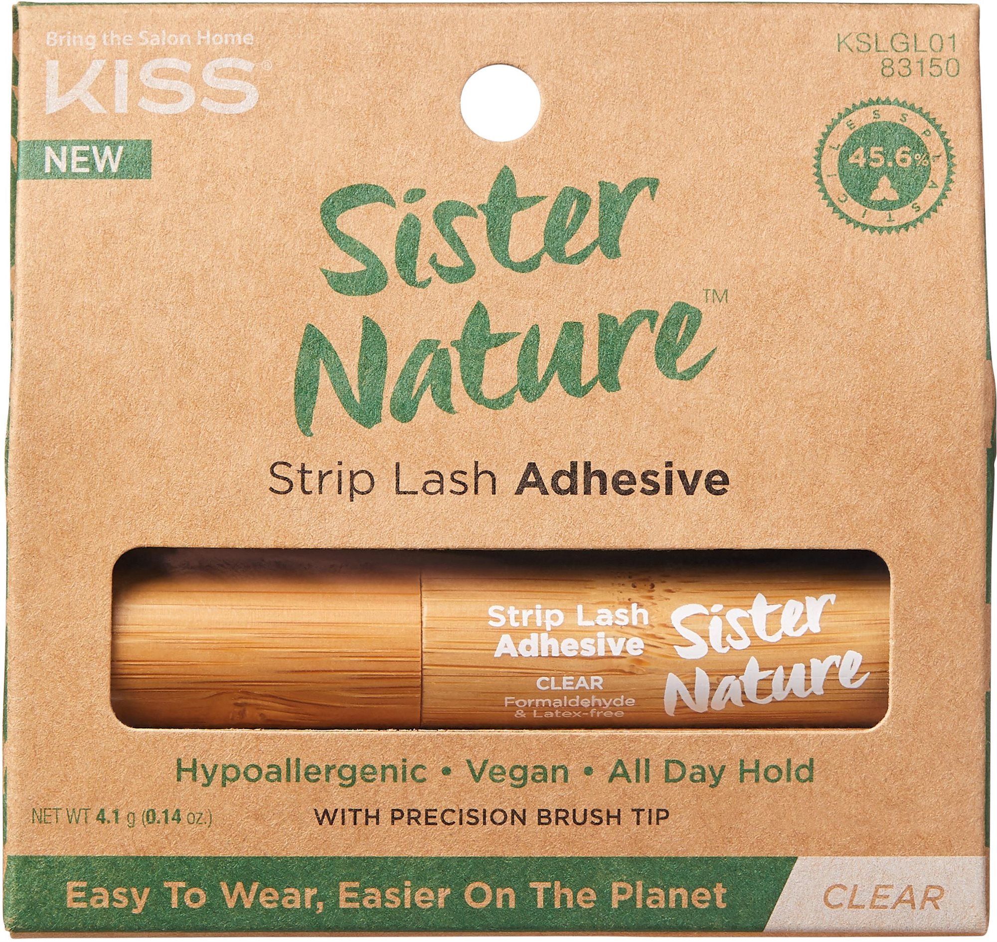 Szempilla ragasztó KISS Sister Nature Glue - Clear