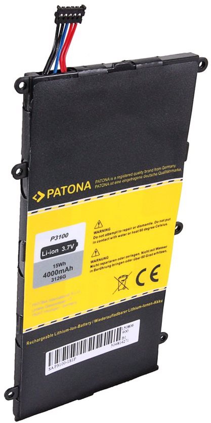 Tablet akkumulátor PATONA Samsung SP4960C3B 4000mAh 3.7V Li-Ion