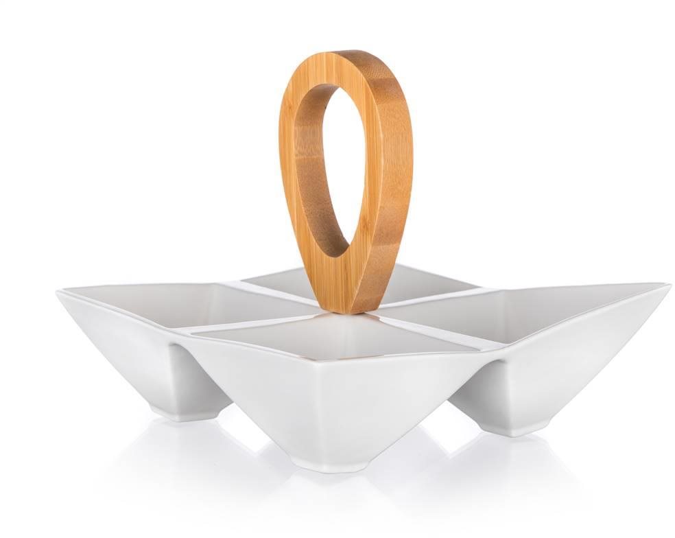 Tál Banquet Osztott tál BRILLANTE Bamboo 21 x 21 x 17