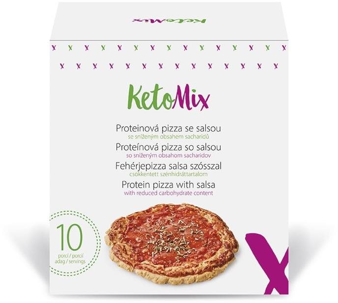 Tartós élelmiszer KETOMIX Fehérjepizza salsa szósszal (10 adag)