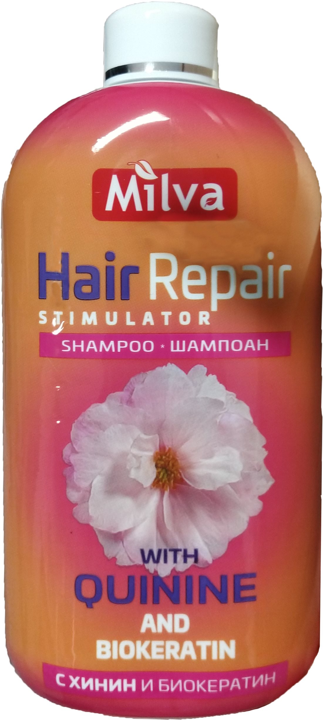 Természetes sampon MILVA Hair Repair Stimulator Big 500 ml