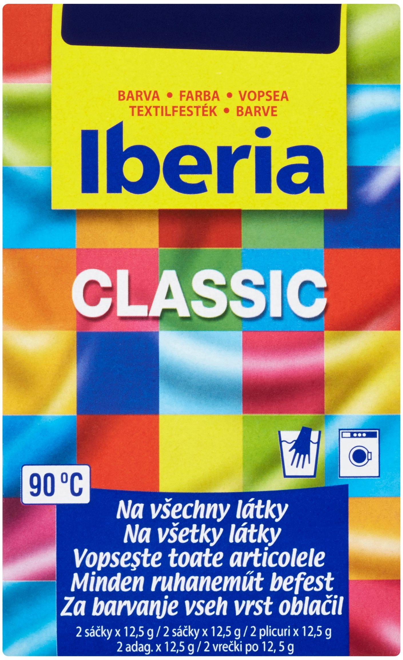 Textilfesték IBERIA tengerészkék 2× 12