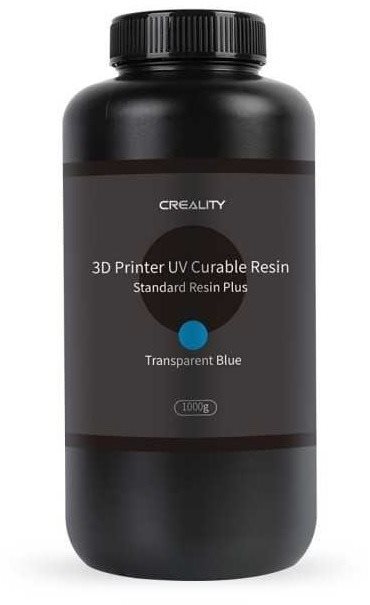 UV-érzékeny gyanta Creality Standard Rigid Resin Plus 1kgTransparent kék