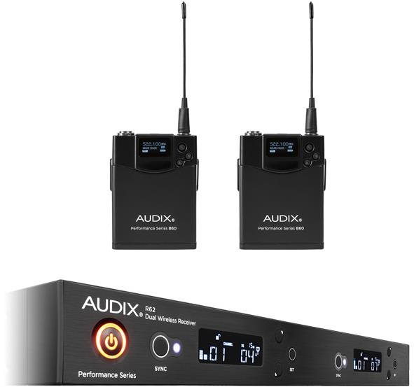 Vezeték nélküli mikrofon szett AUDIX AP62 BP DUAL