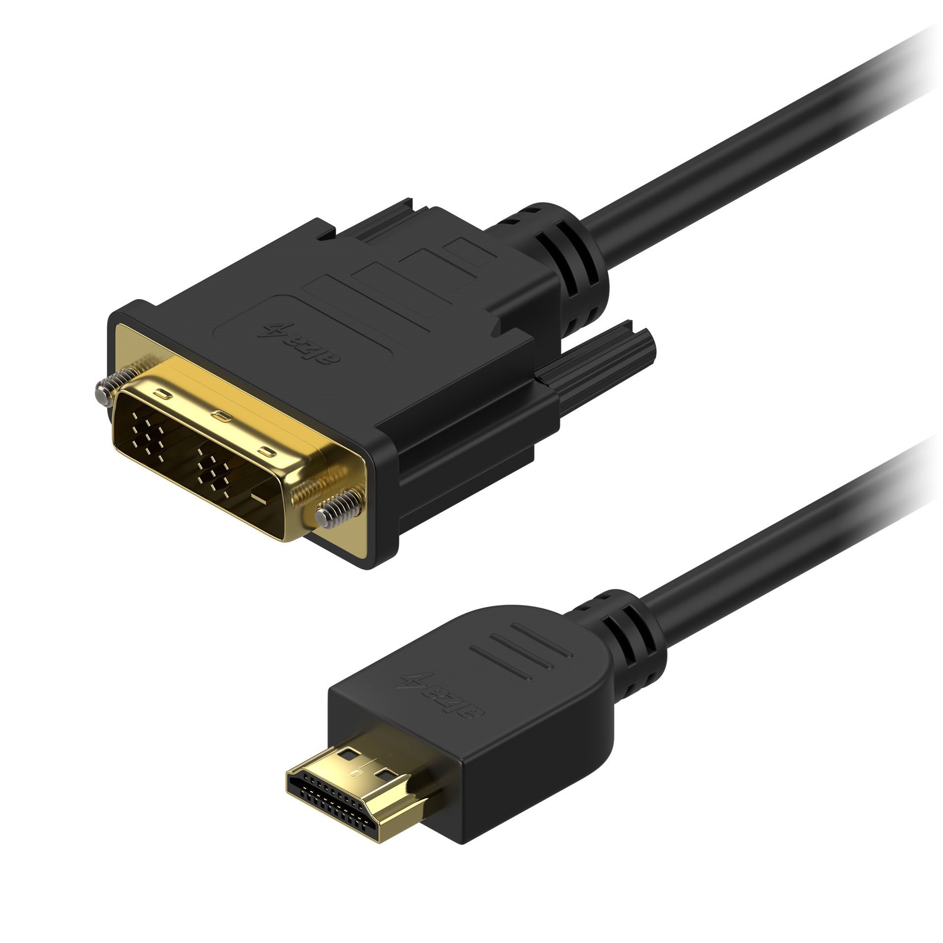 Videokábel AlzaPower DVI-D - HDMI Single Link összekötő kábel