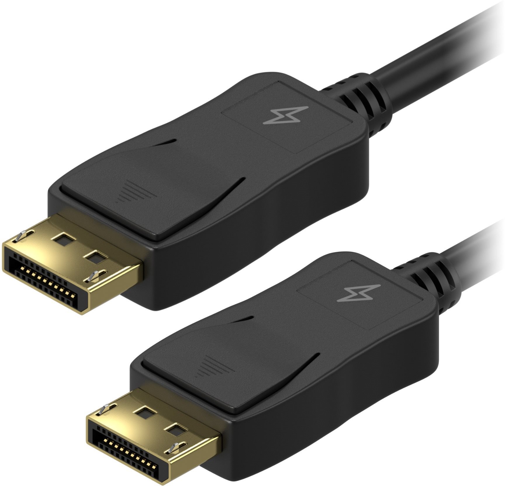 Videokábel AlzaPower DisplayPort-ról (M) DisplayPort-ra (M) csatlakozókábel