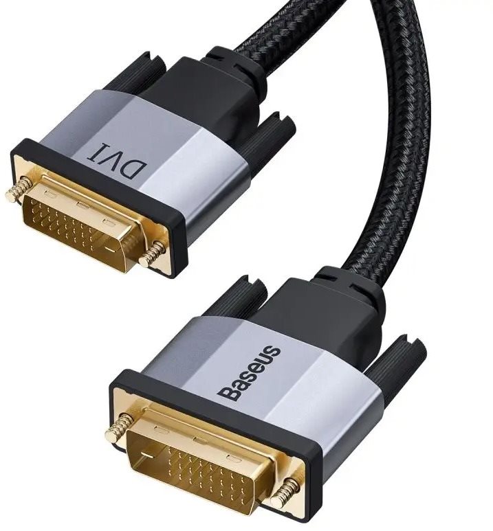 Videokábel Baseus Enjoyment Series DVI male / DVI male kábel kétirányú átvitelhez 1 m