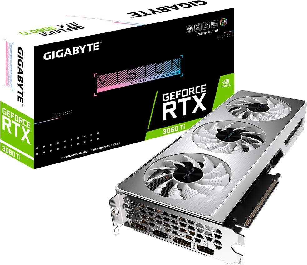 Videókártya GIGABYTE GeForce RTX 3060 Ti VISION OC 8G (rev. 2.0)