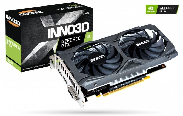 Videókártya Inno3D GeForce GTX 1650 GDDR6 TWIN X2 OC V2