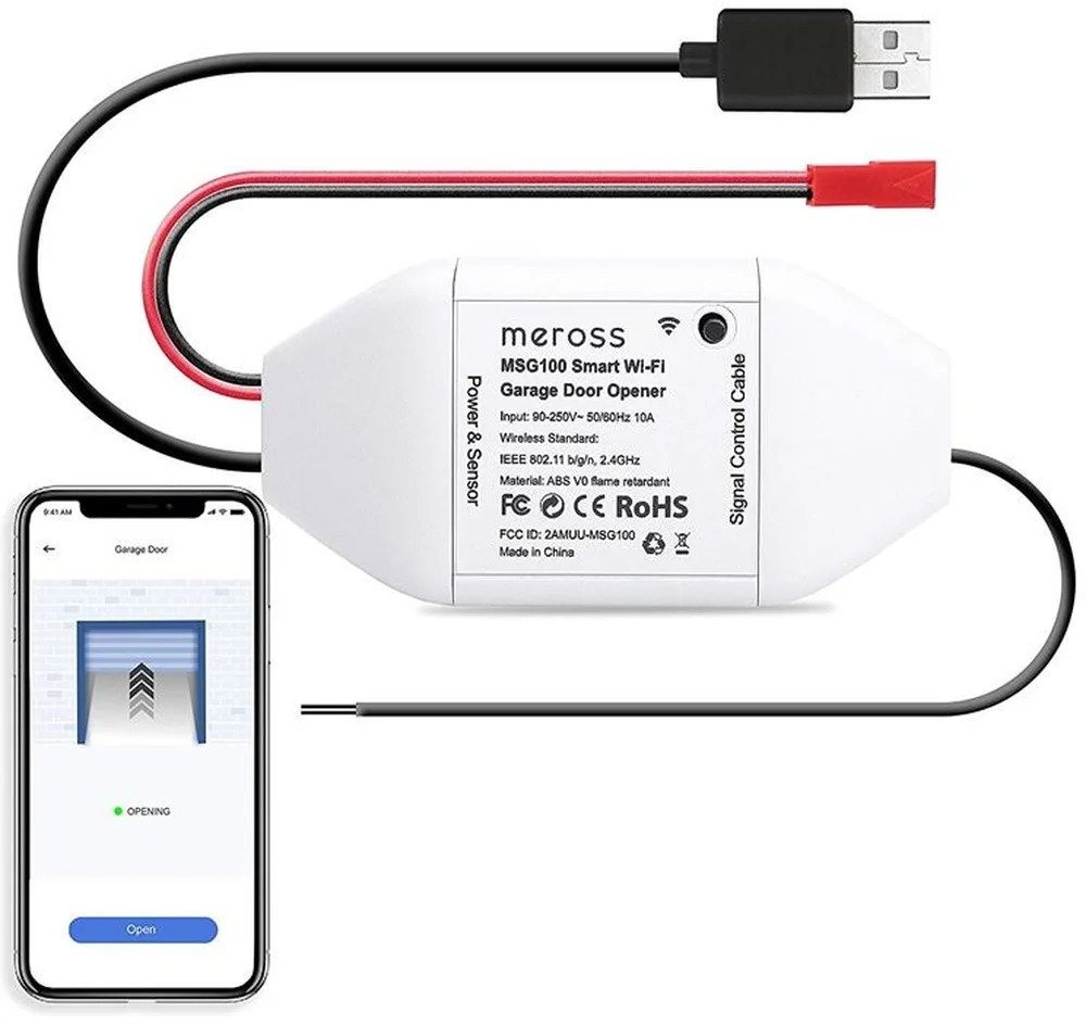 WiFi kapcsoló Meross Smart Wi-Fi Garage Door Opener