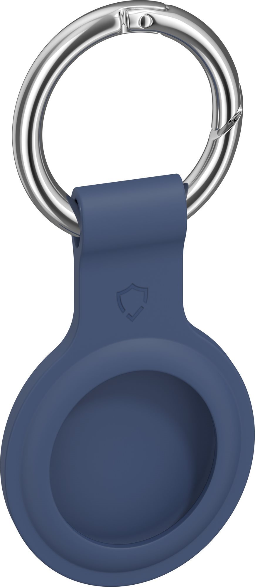 AirTag kulcstartó AlzaGuard Silicone Keychain az Airtaghez - kék