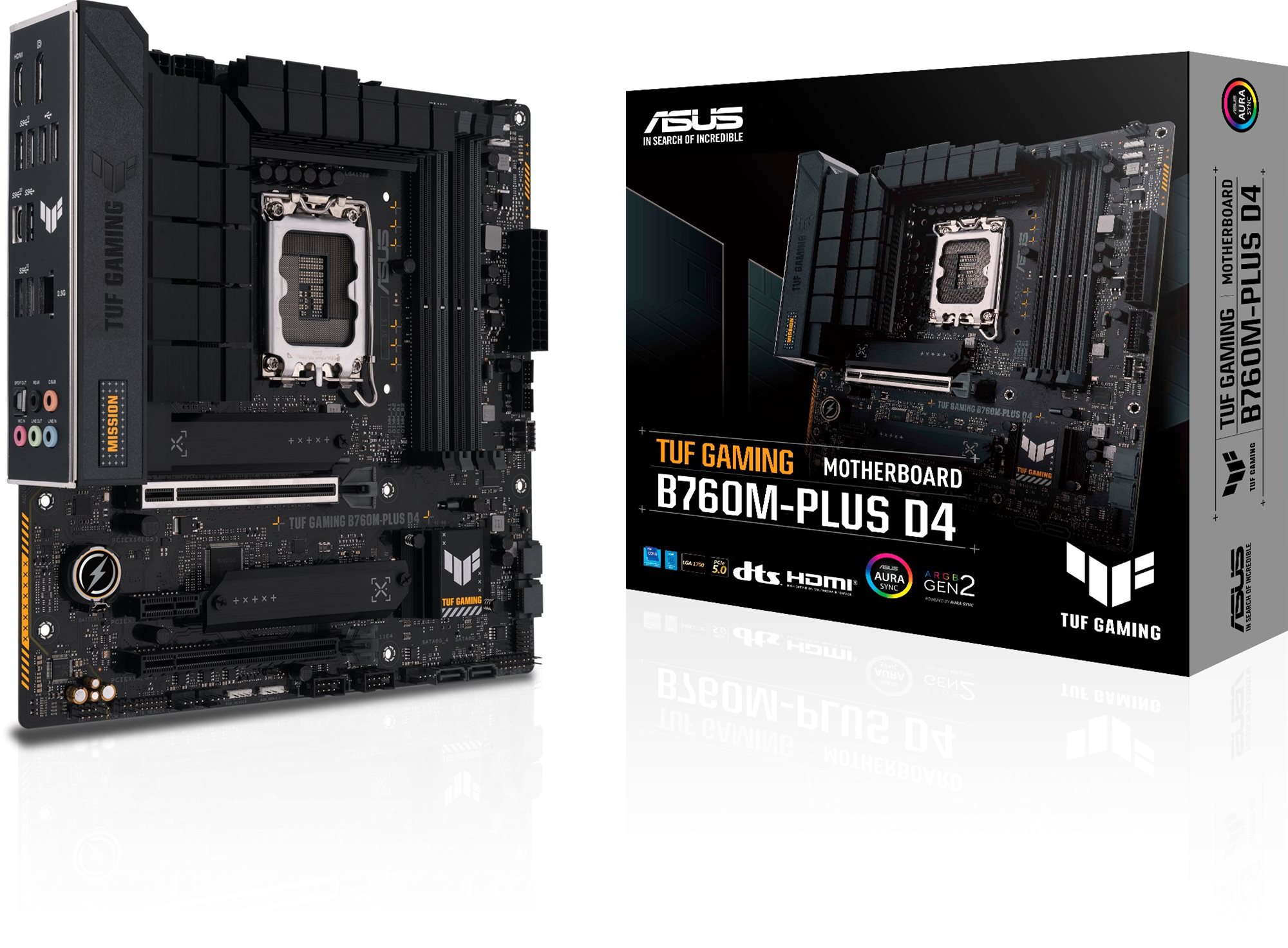 Alaplap ASUS TUF GAMING B760M-PLUS D4