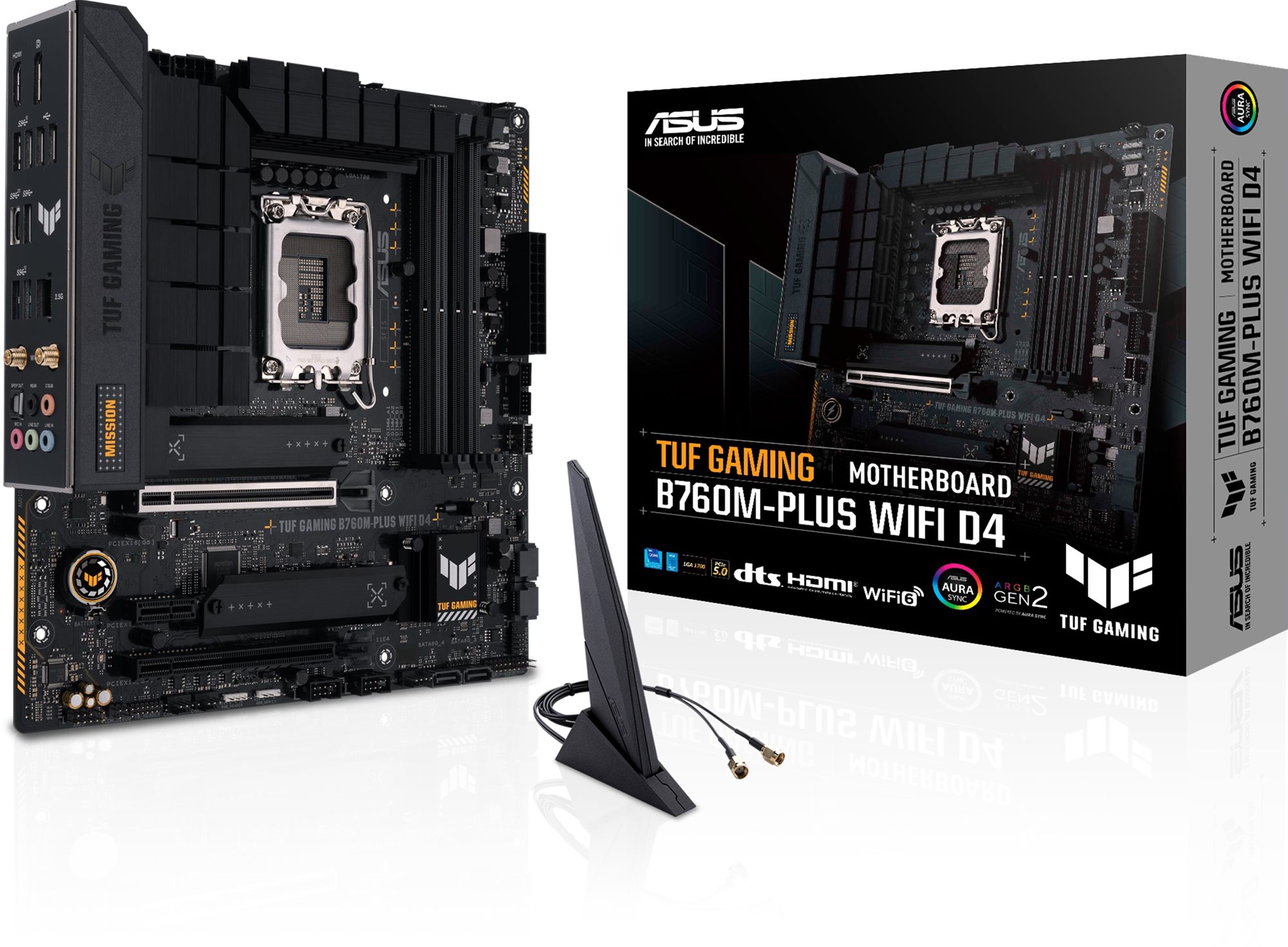 Alaplap ASUS TUF GAMING B760M-PLUS WIFI D4