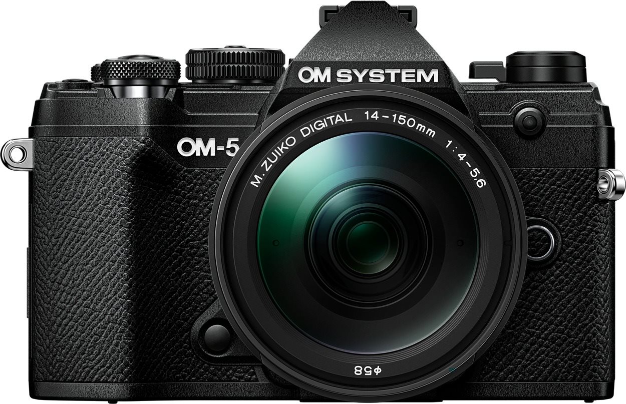 Digitális fényképezőgép OM SYSTEM OM-5 készlet 14-150mm fekete