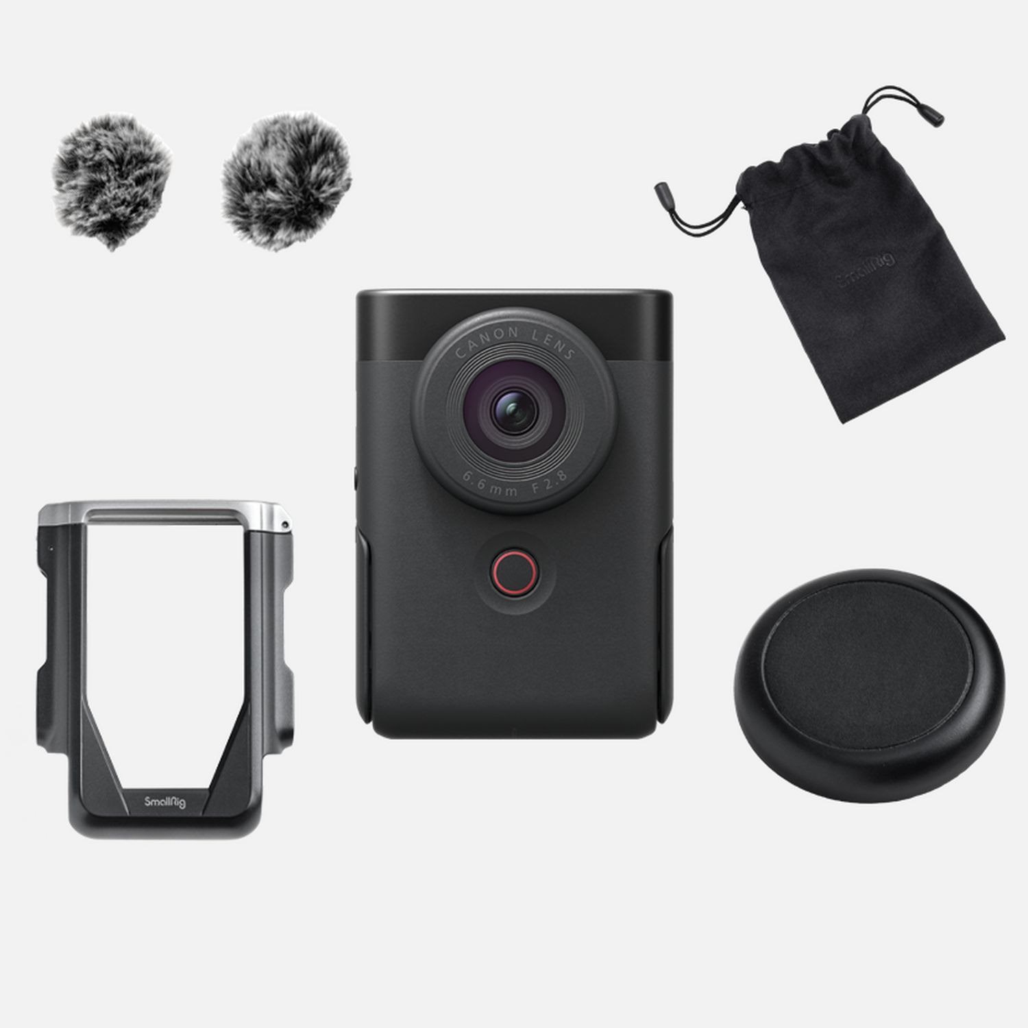 Digitális videókamera Canon PowerShot V10 Advanced Vlogging Kit Fekete