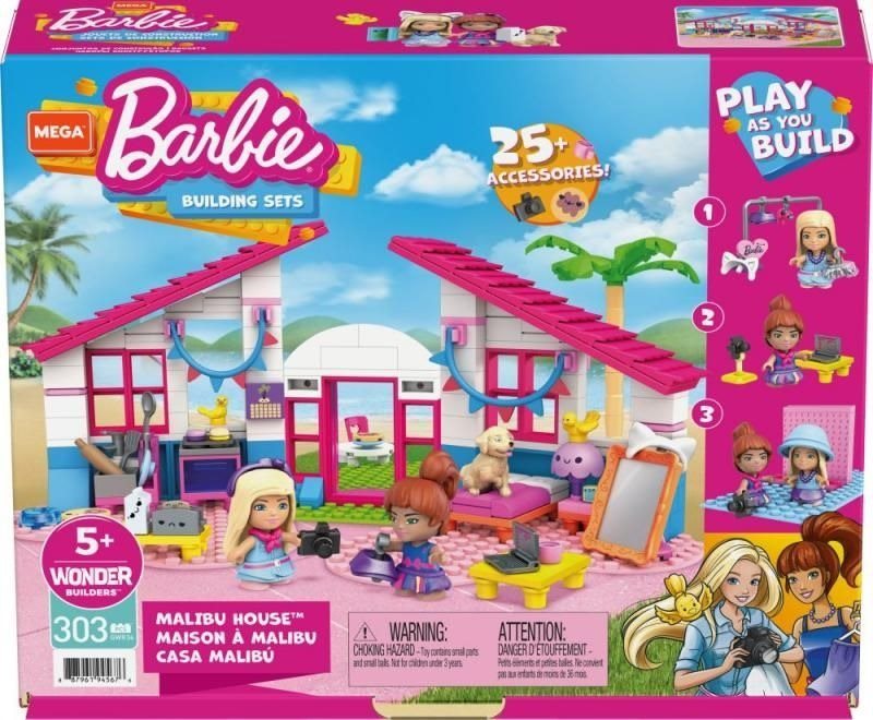 Építőjáték Mega Construx Barbie ház