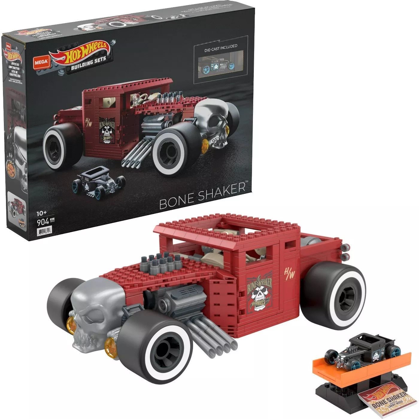 Építőjáték Mega Construx Hot Wheels gyűjtői Bone Shaker