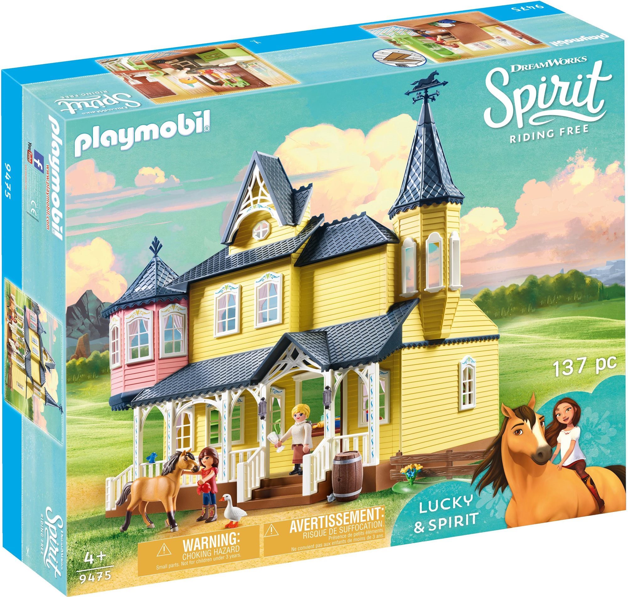 Építőjáték Playmobil 9475 Lucky boldog otthona