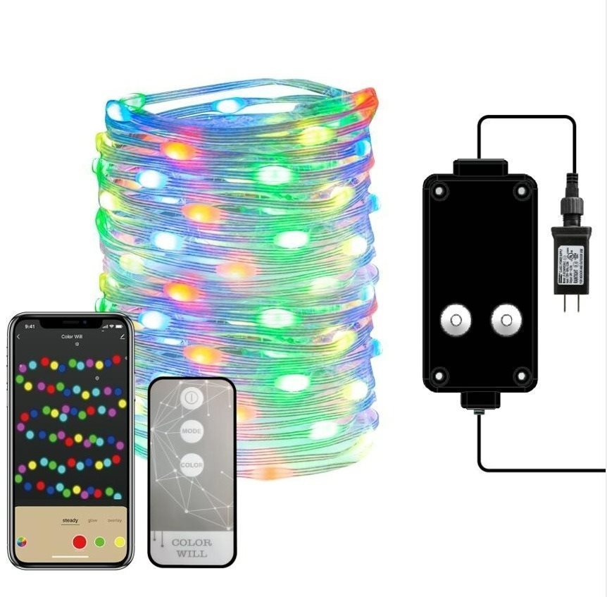 Fényfüzér Immax NEO LITE Smart karácsonyi LED fényfüzér 16m