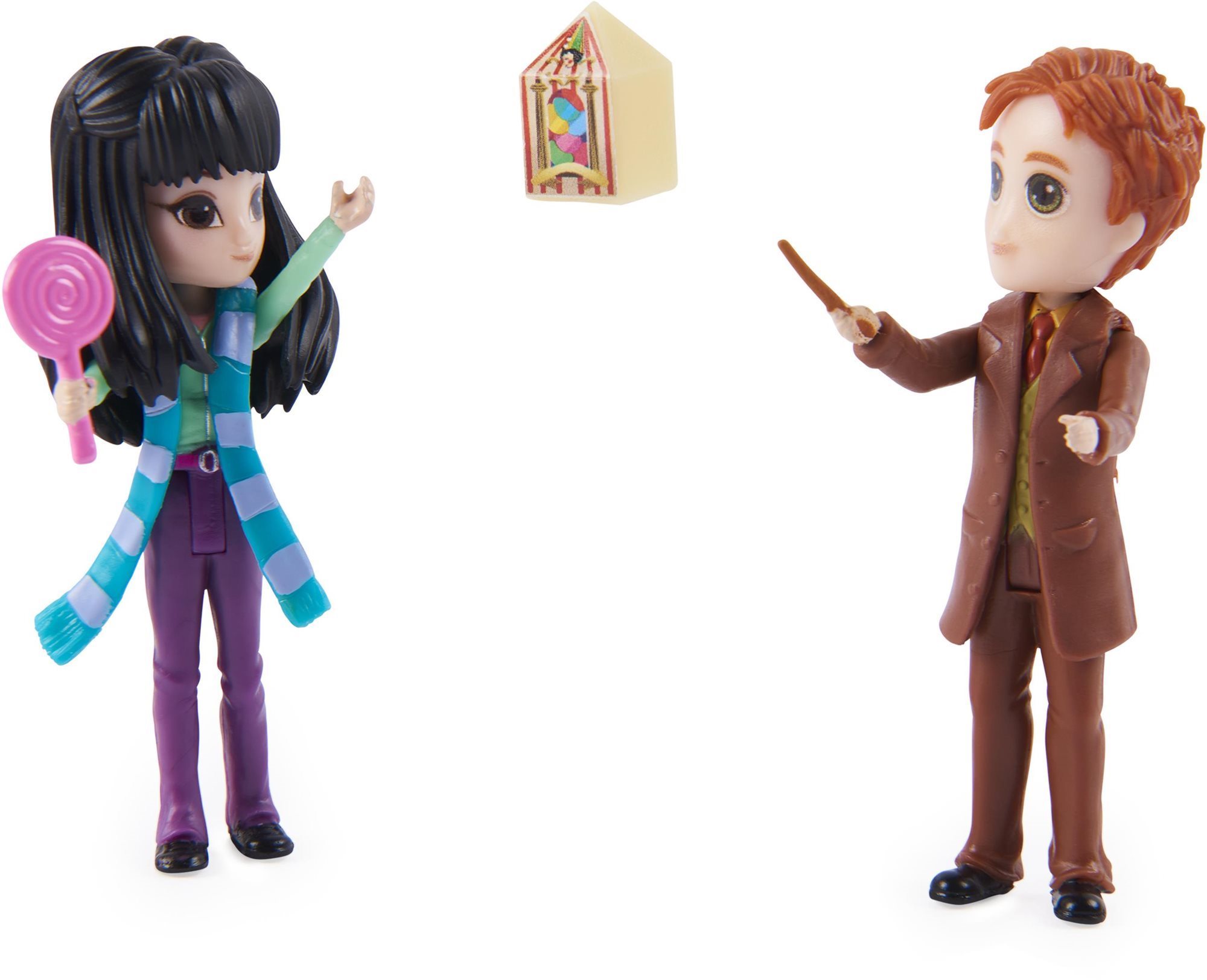 Figura Harry Potter dupla csomag George és Cho figurákkal és kiegészítőkkel