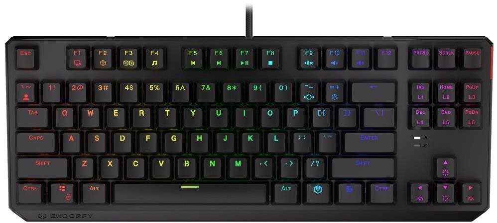 Gamer billentyűzet Endorfy Thock TKL Red