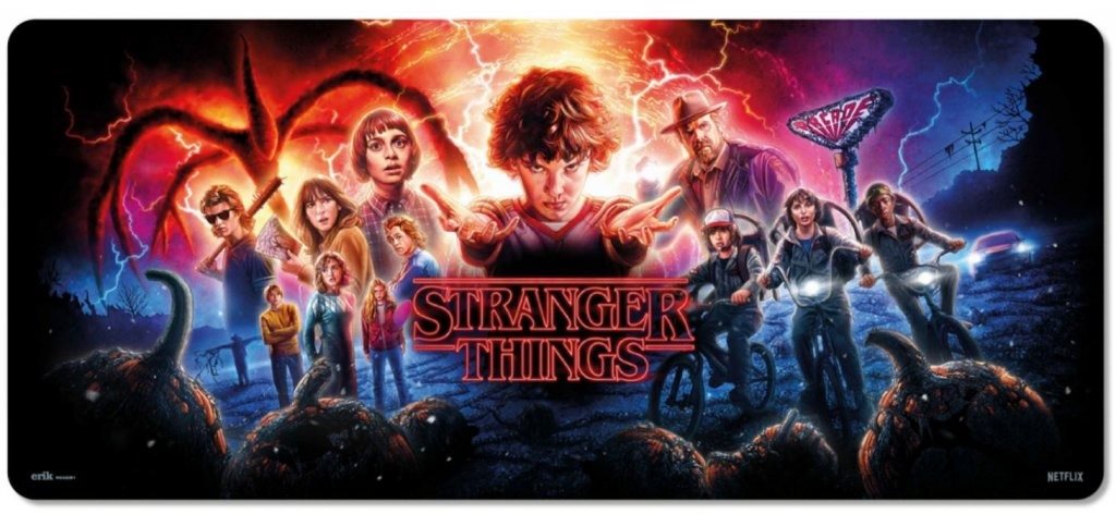 Gamer egérpad Stranger Things - Characters - gamer egérpad asztalra