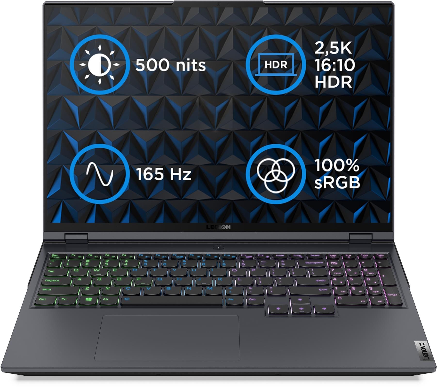 Gamer laptop Lenovo Legion 5 Pro 16IAH7H Storm Grey