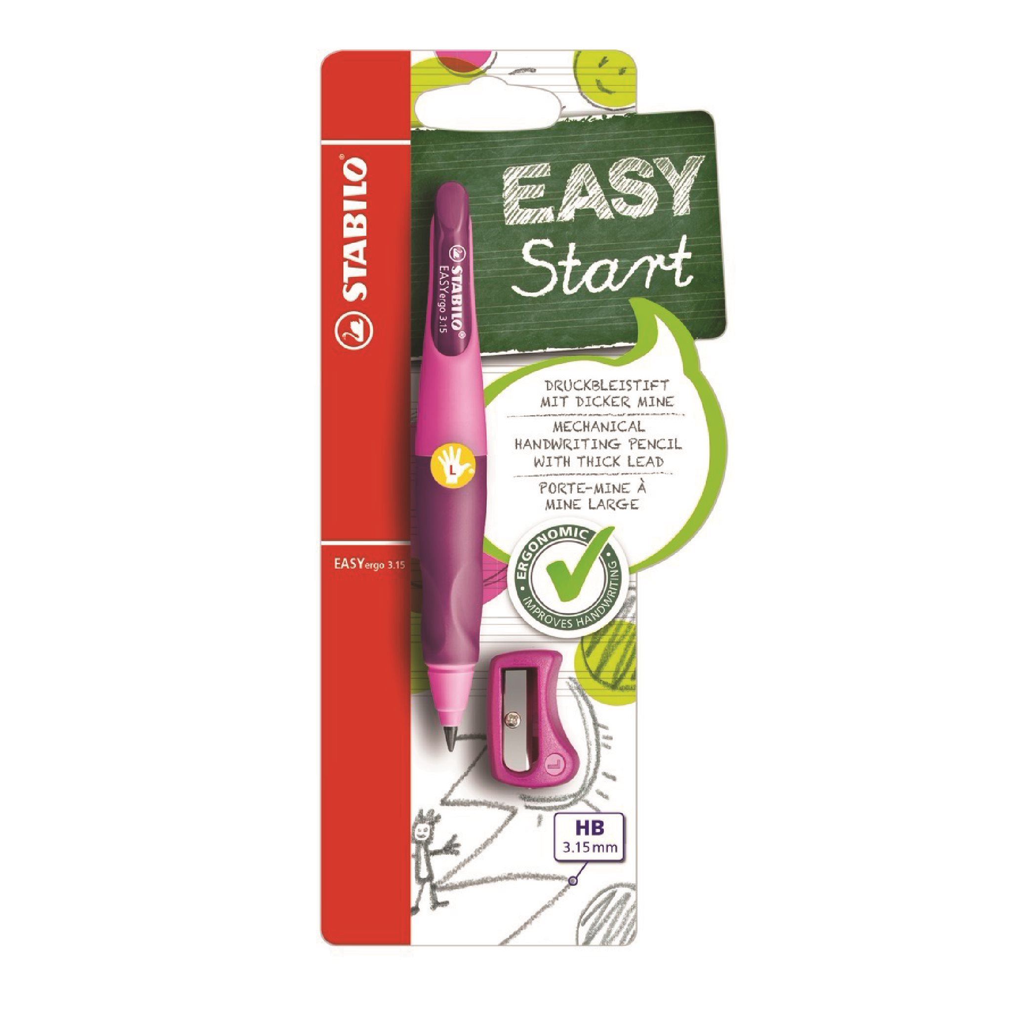 Grafit ceruza Stabilo EASYergo 3