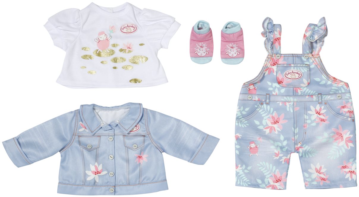 Játékbaba ruha Baby Annabell Deluxe farmerruha