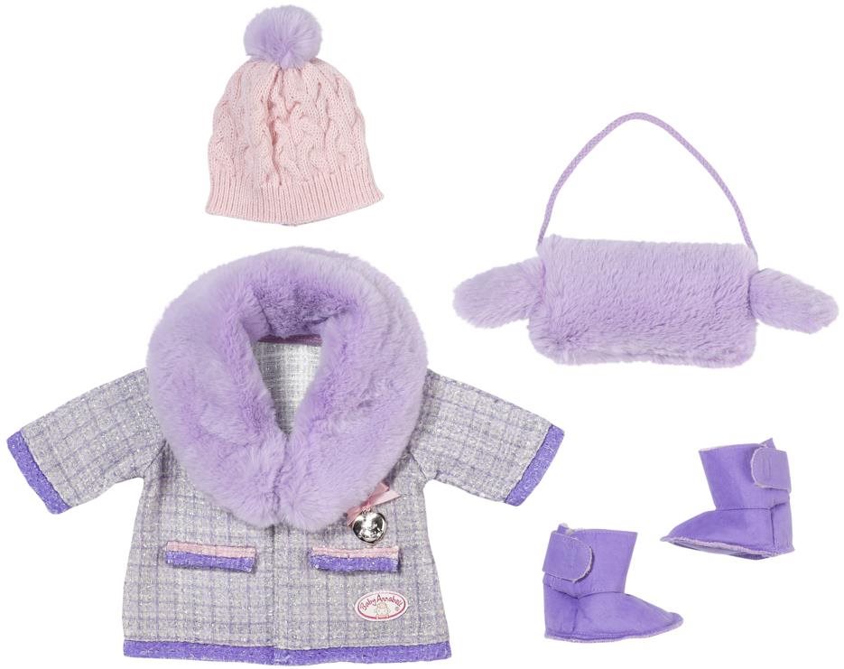 Játékbaba ruha Baby Annabell Téli szett szőrmebundával
