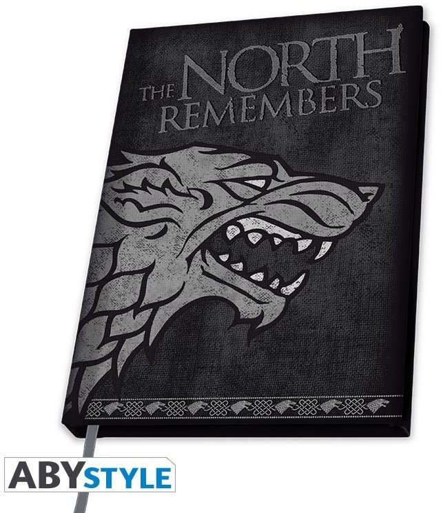 Jegyzetfüzet Game of Thrones: Stark - jegyzetfüzet