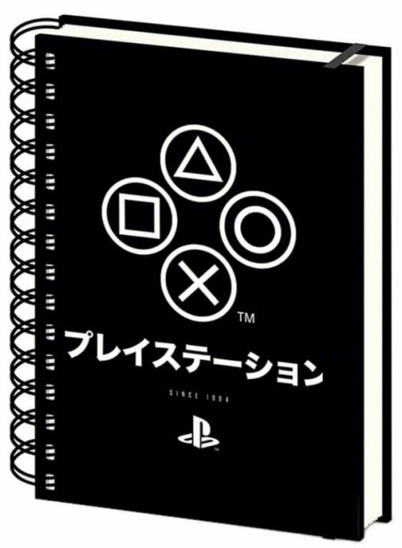 Jegyzetfüzet Playstation - Onyx - jegyzetfüzet