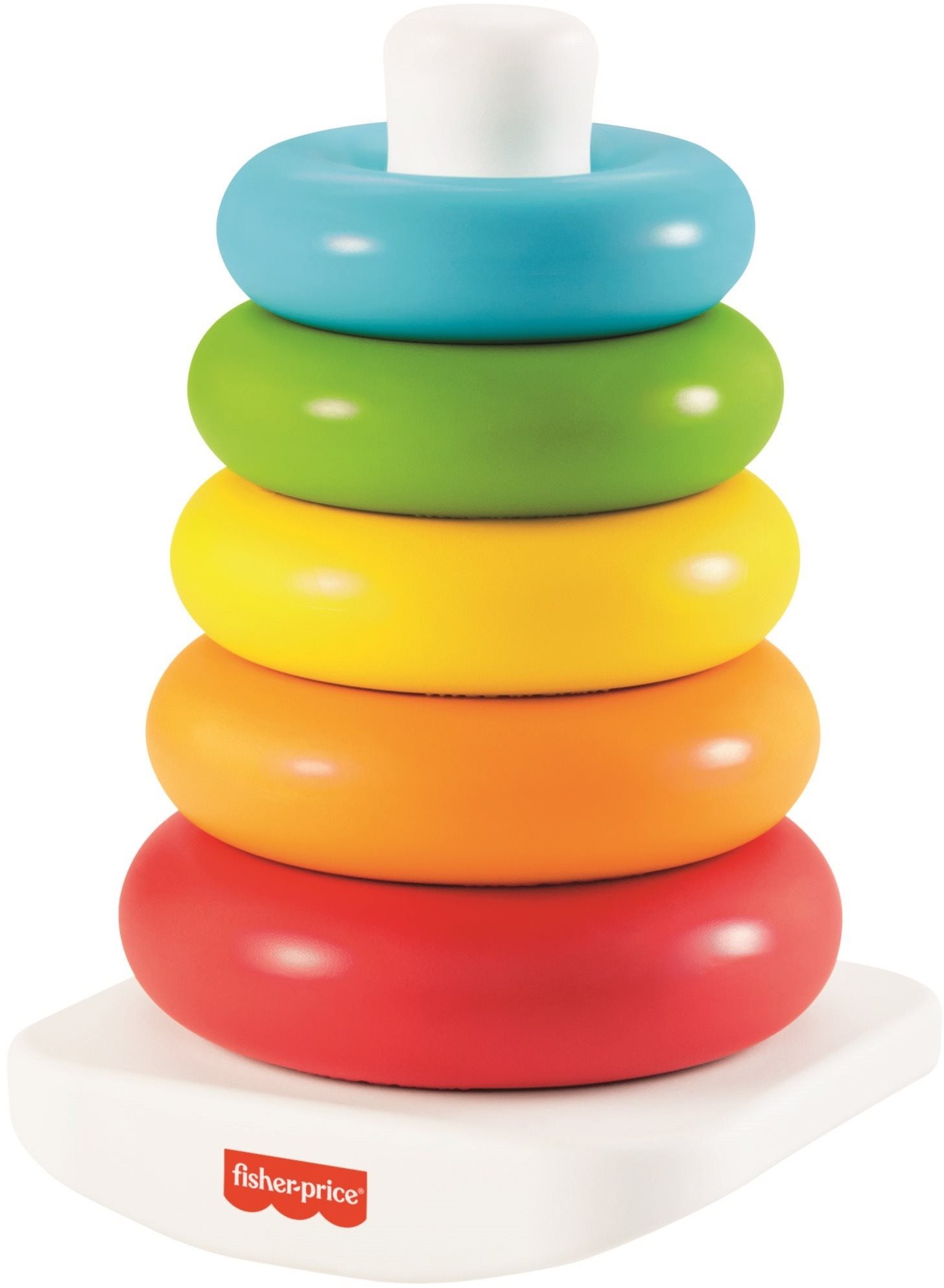 Karika toronyépítő Fisher-Price Eco körök pálcikán